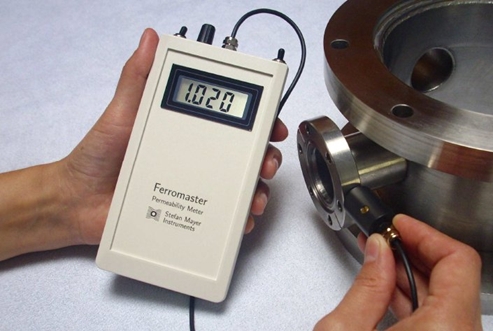 Ferromaster handheld magnetic permeability meter